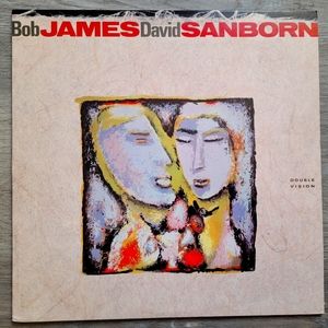 BOB JAMES DAVID SANBORN AL JARREAU DOUBLE VISION 1986  VG++ JAZZ ALBUM